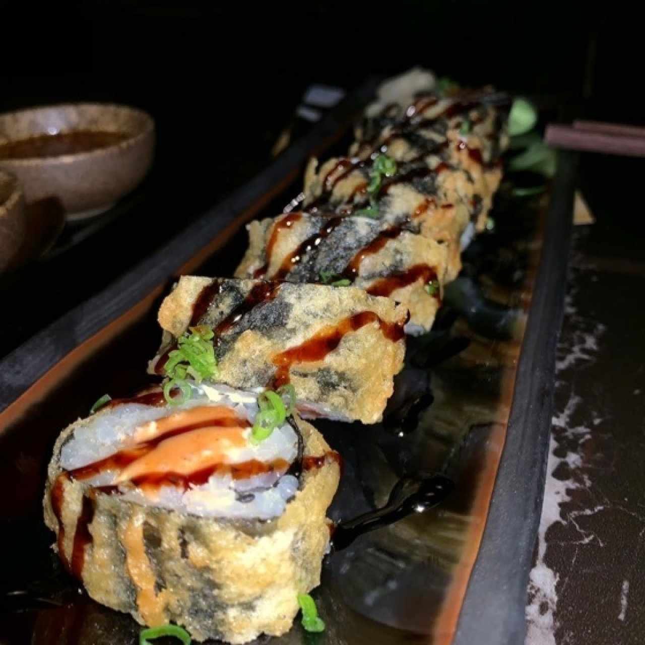 roll de salmon con queso crema