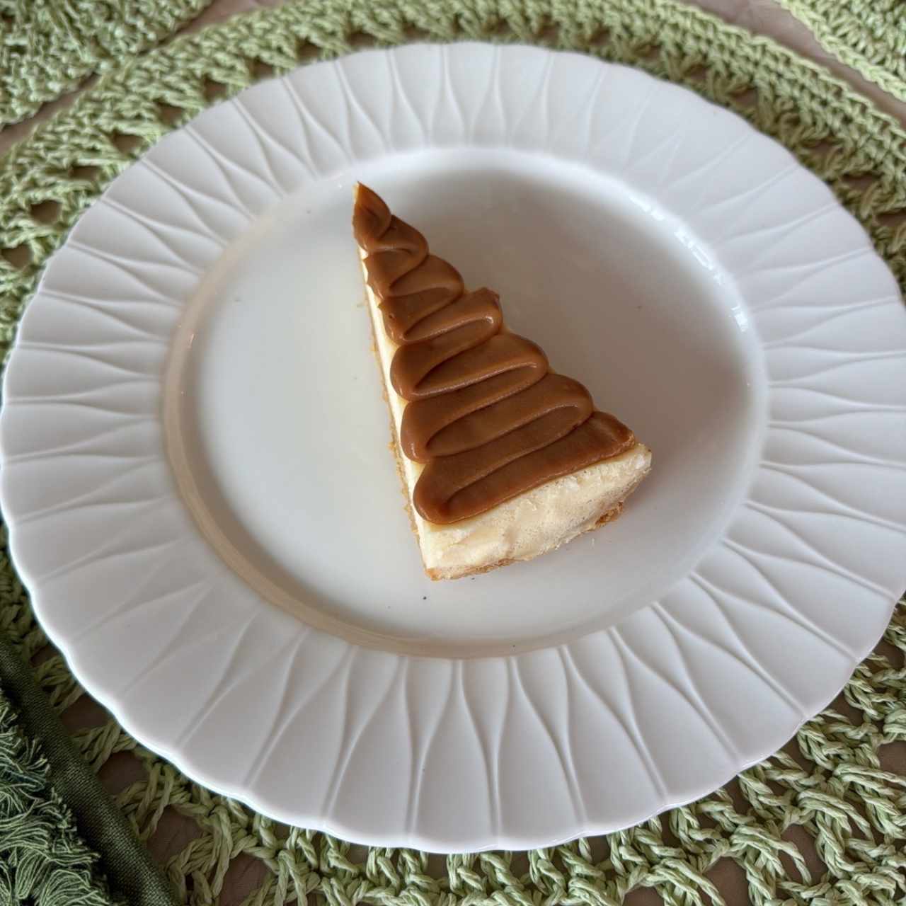 Cheesecake de dulce de leche