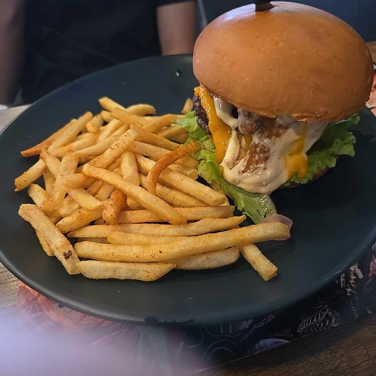 The Old School Burger