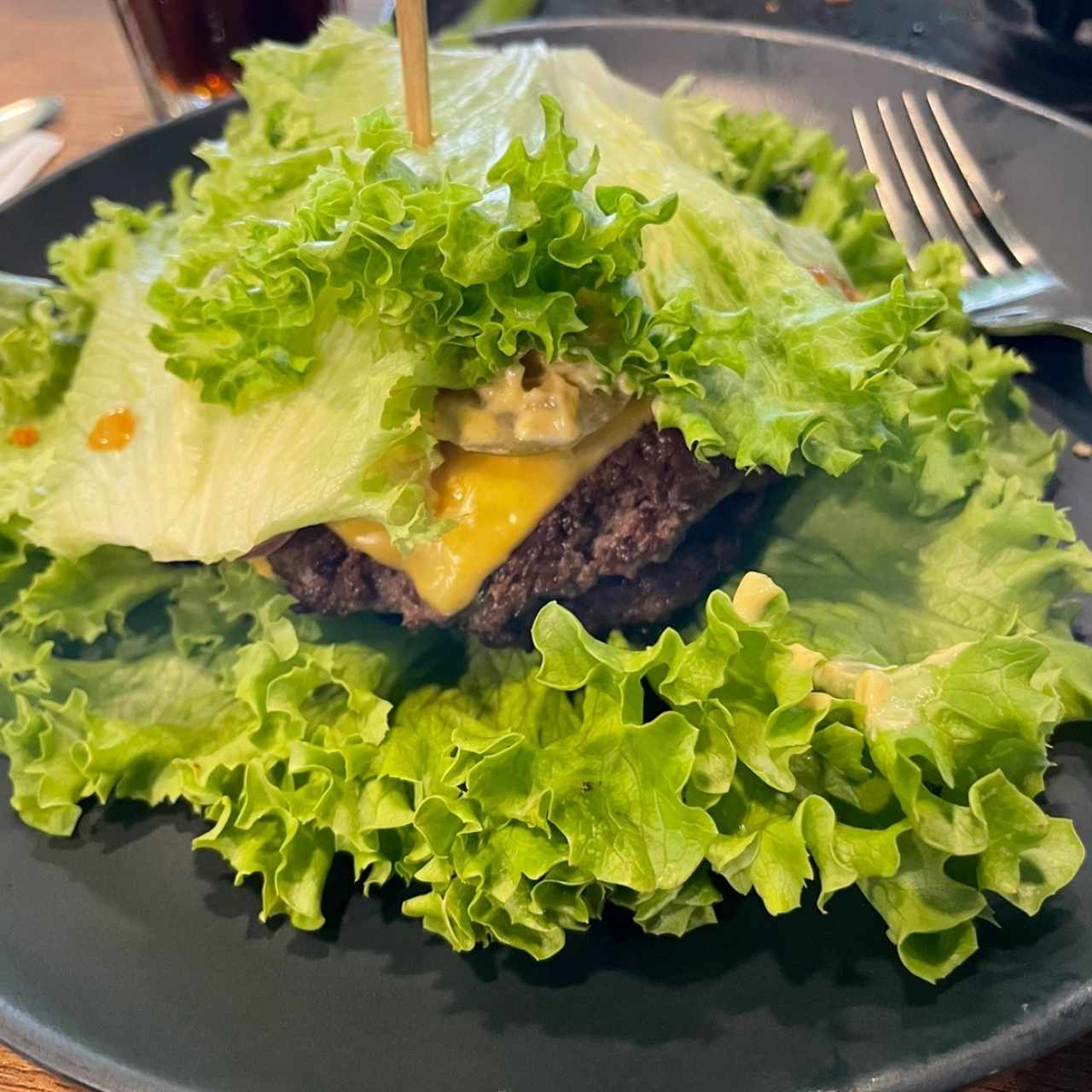 Top Burgers - XXL Burger con lechuga.
