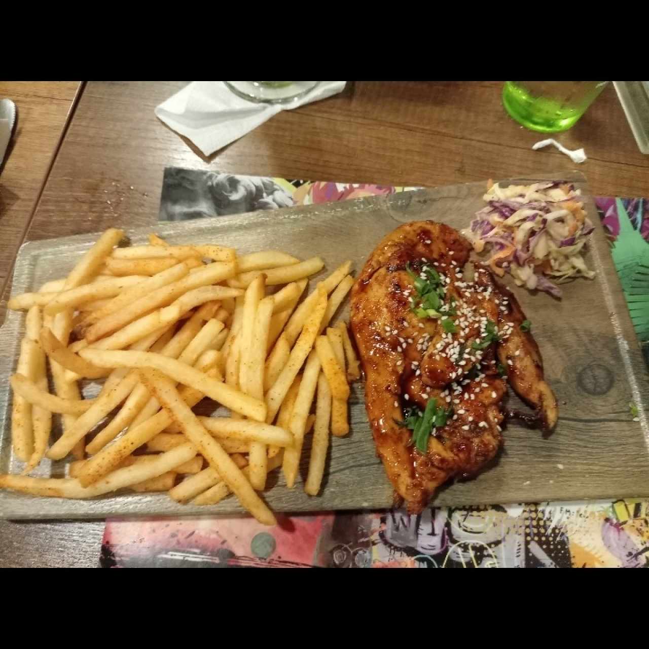 Filete de pollo al grill