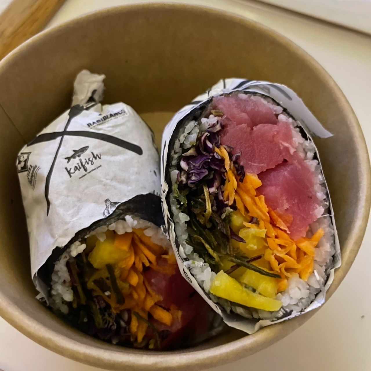 Poke burritos - Spicy Tuna Crunch