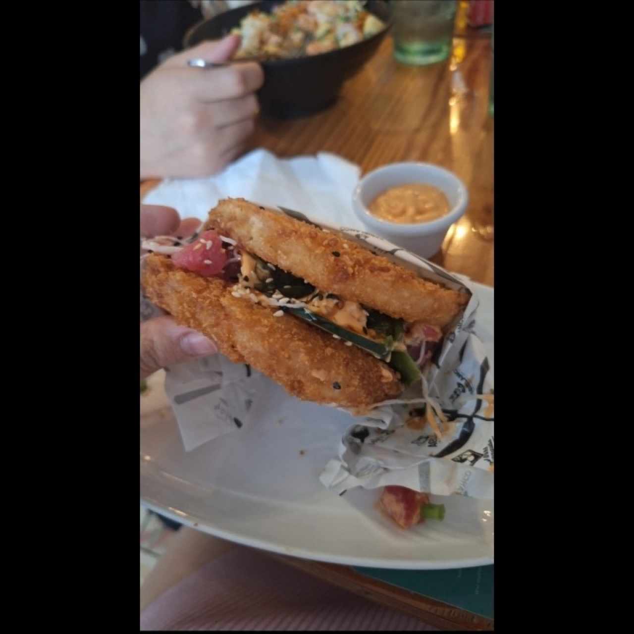 Sushi burger