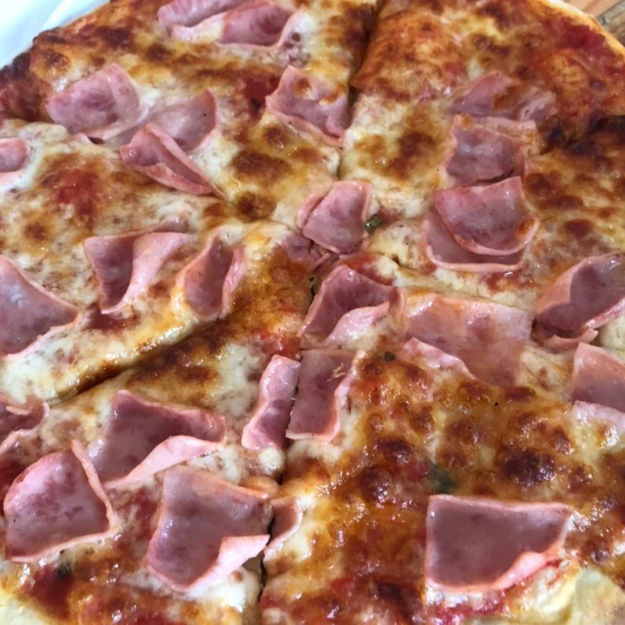 Pizza Margarita con Jamón