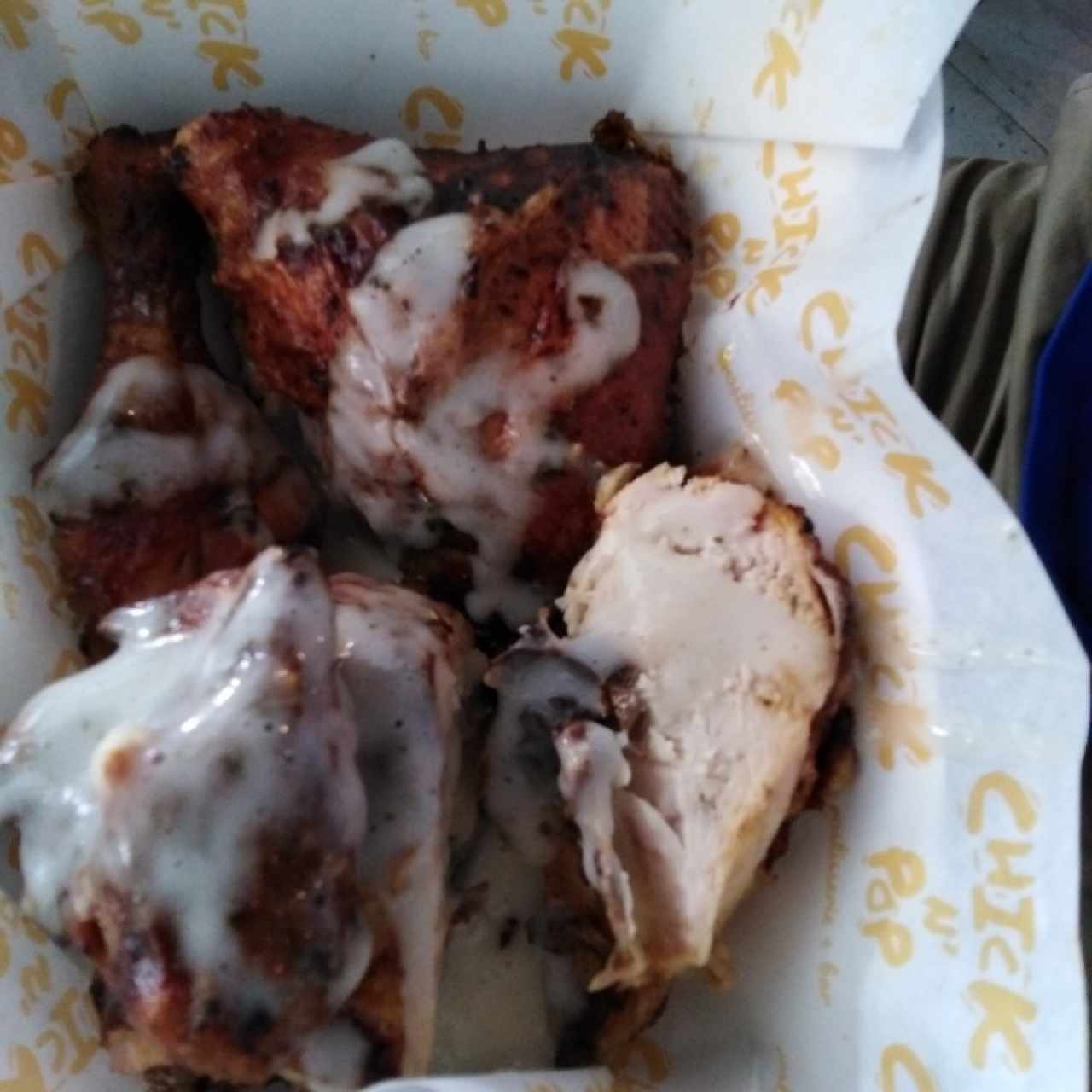 Medio pollo