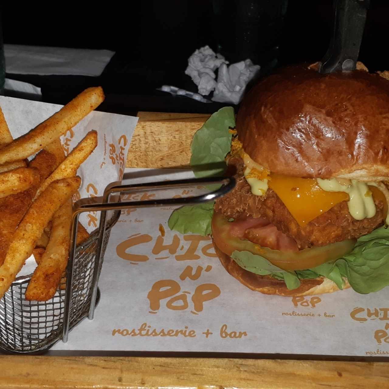 Hamburguesa de pollo