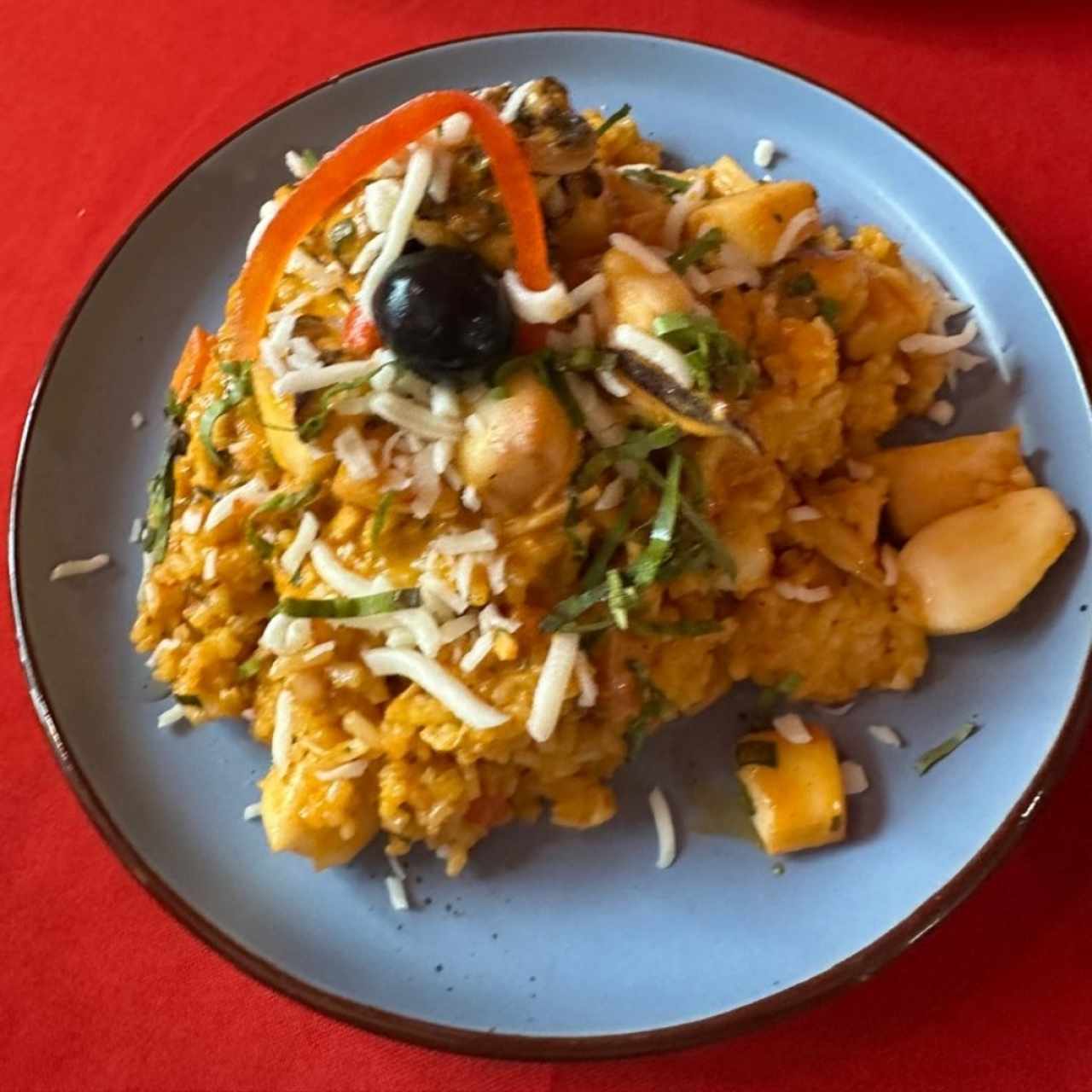 PLATOS FUERTES - Arroz Con Mariscos