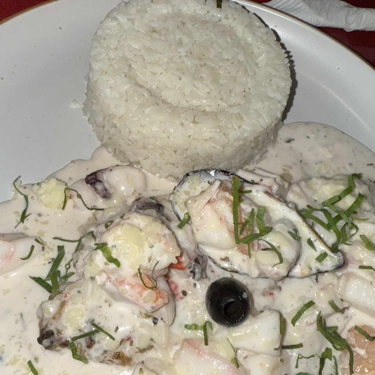 Filete de Pescado en Salsa Blanca