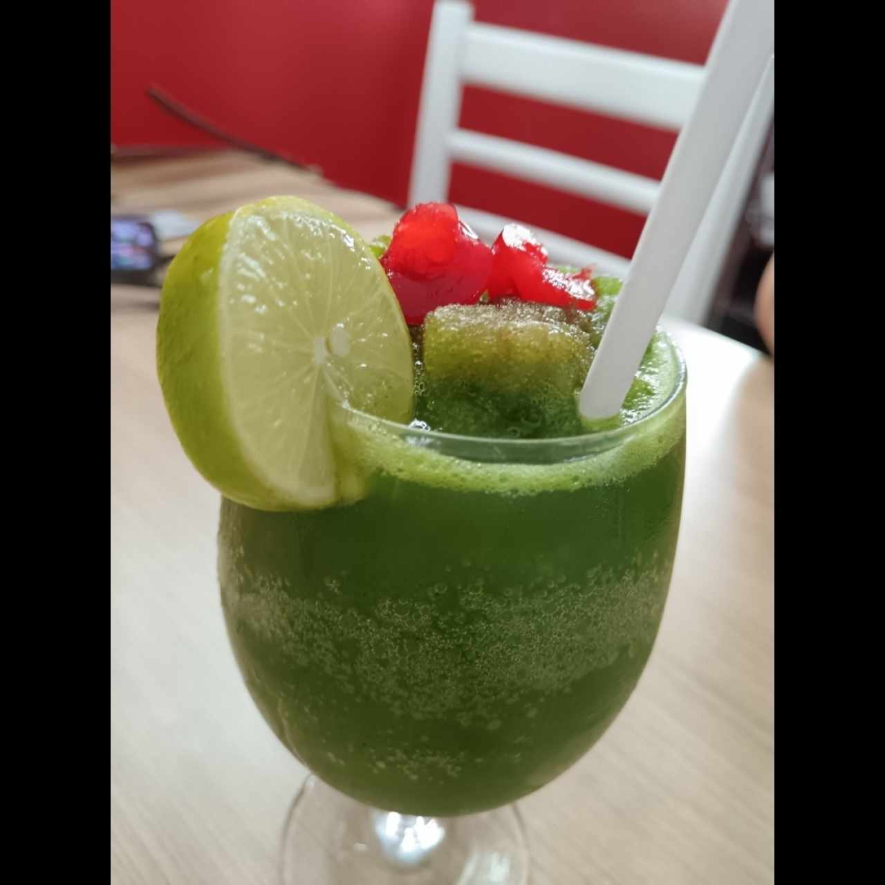 Limonada con hierba