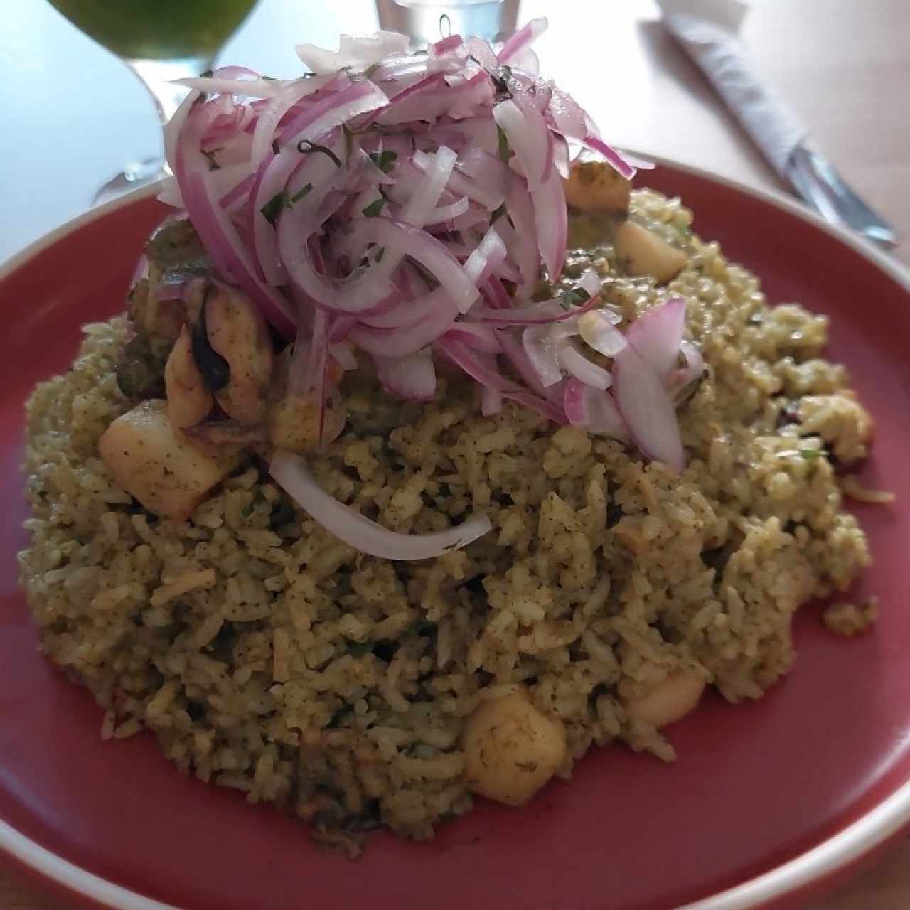PLATOS FUERTES - Chiclayana de Mariscos