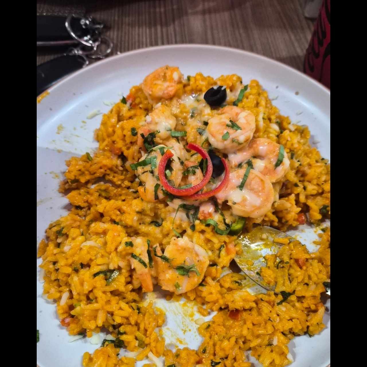 Arroz con Camarones