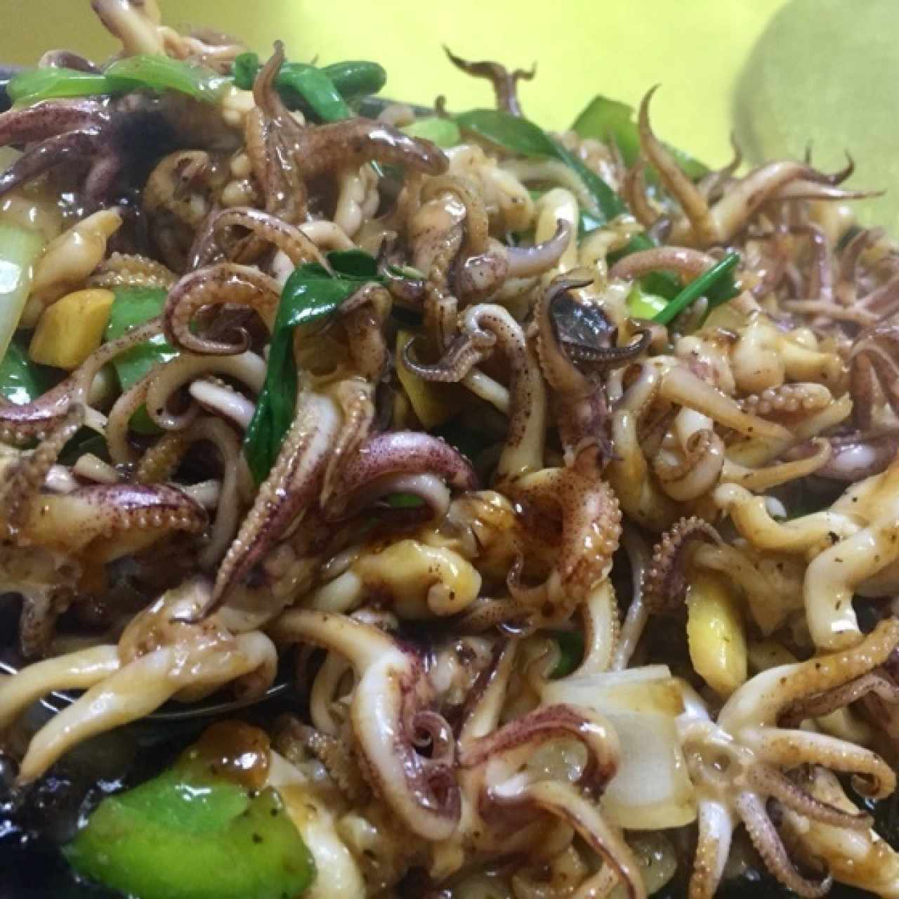 Arañitas a la plancha 