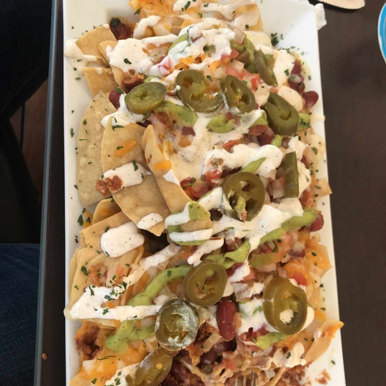Nachos con carne 