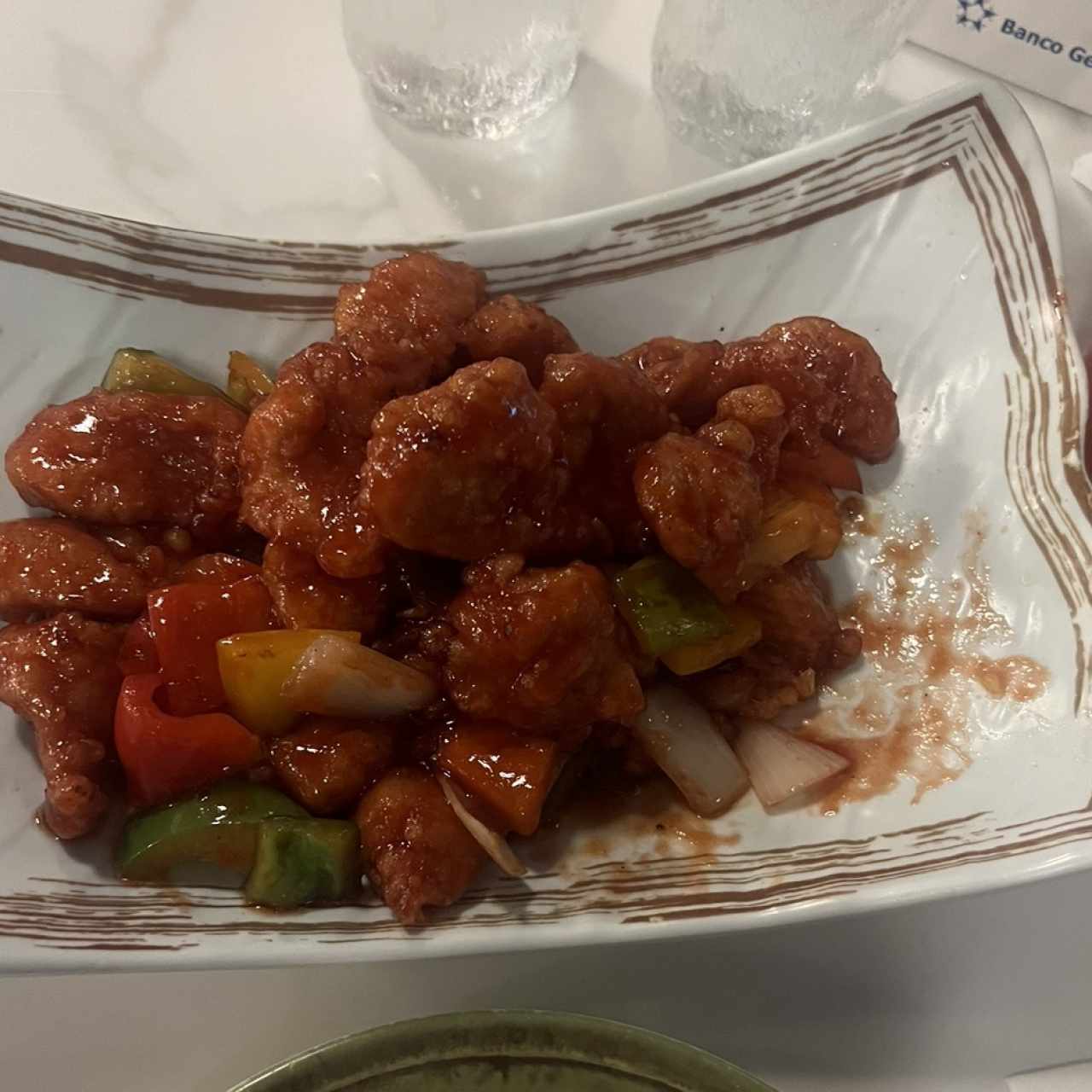 Pollo en Salsa Agridulce