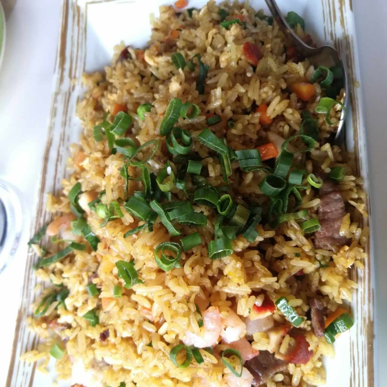 Arroz frito combinación