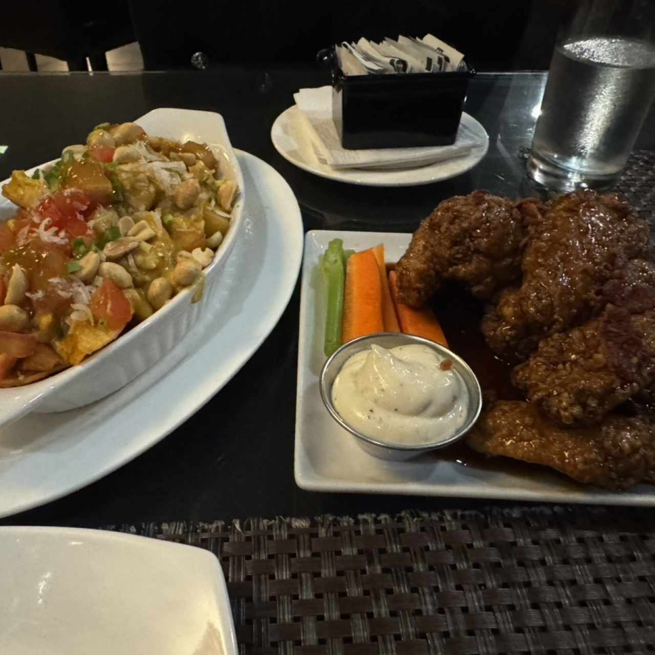 Wings y papas 