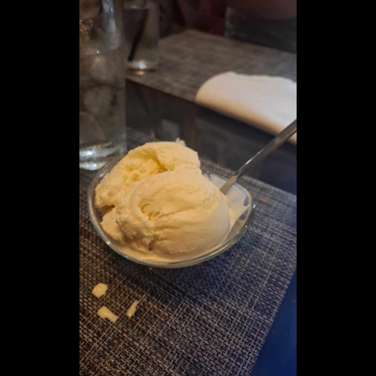 Helado artesanal de Vainilla