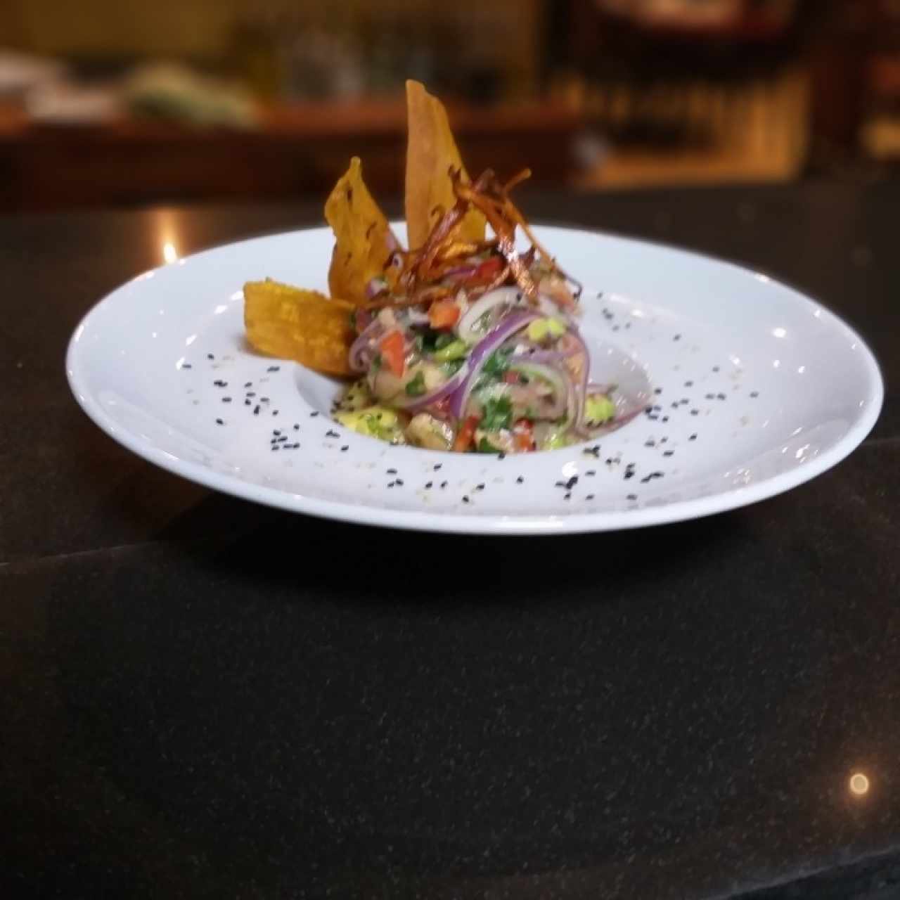 ceviche de corvina 