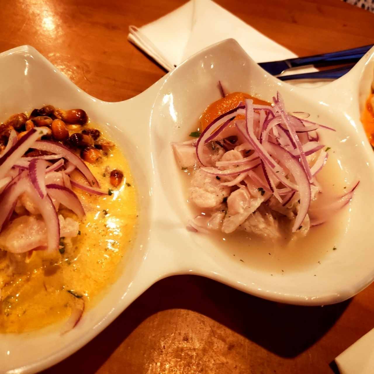 Trilogia de ceviches