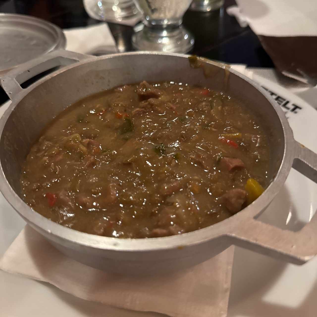 SOPA DE LENTEJA CON CARNE