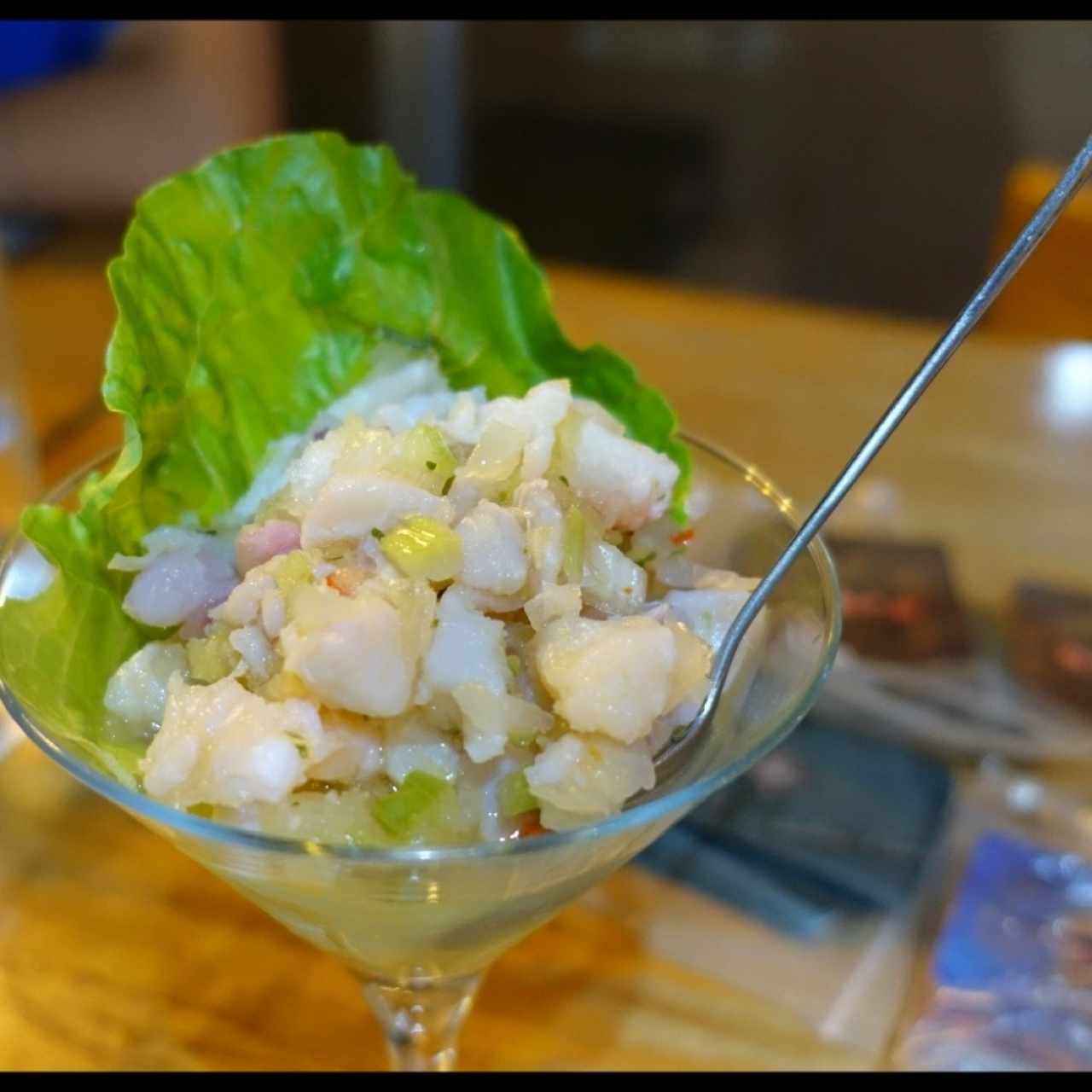 Las opciones - Ceviche de corvina