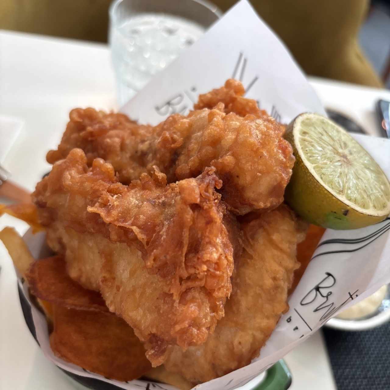 FISH, CHIPS AND MORE CHIPS