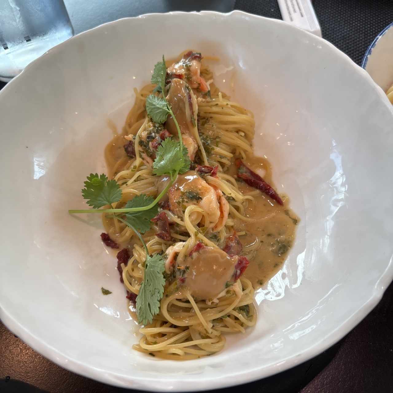 VERMICELLI AGLIO, OLIO E GAMBERI