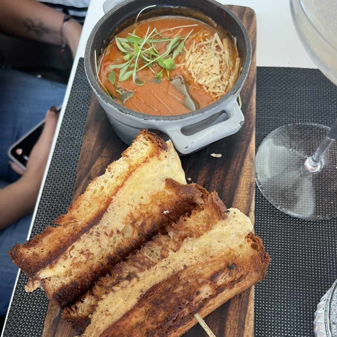 CHEESE SANDWICH + TOMATO SOUP