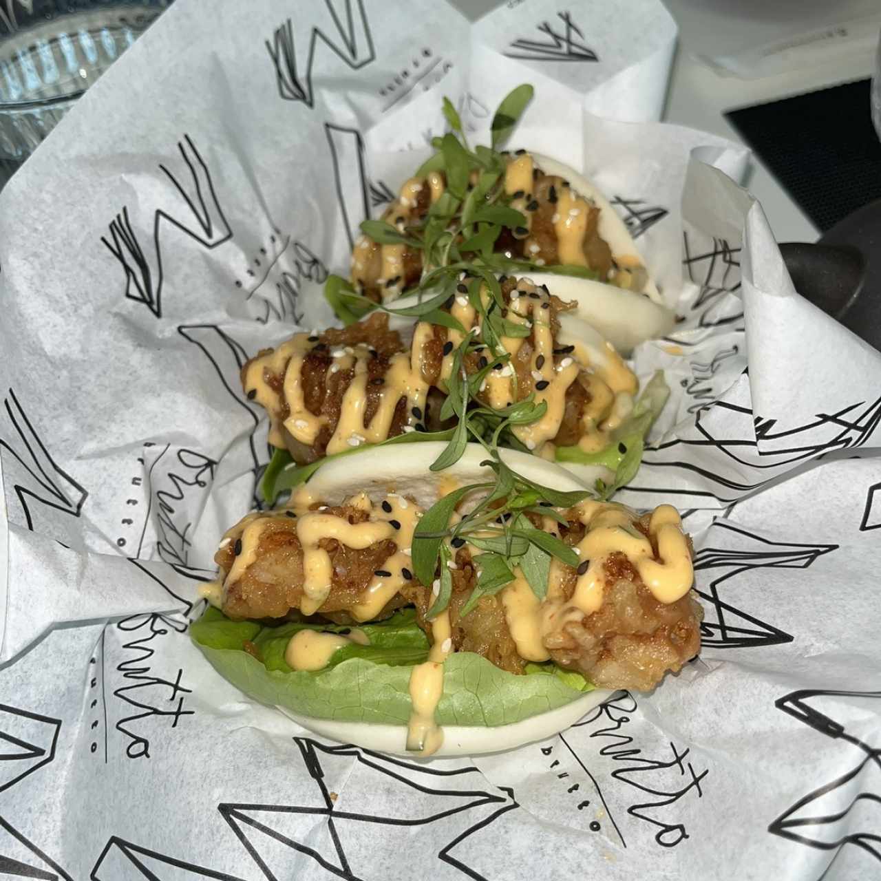 DON CRISPY SHRIMP BUNS