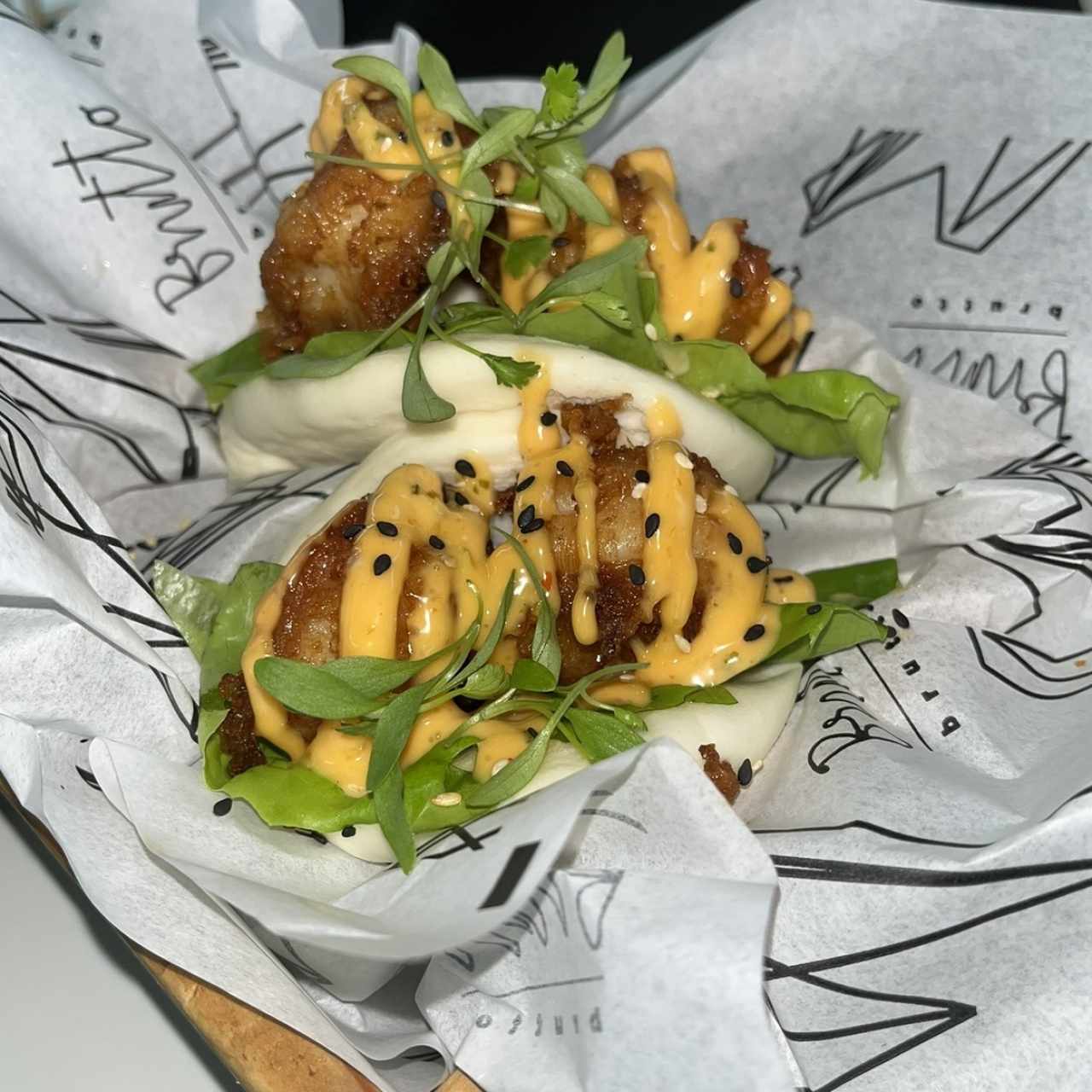 DON CRISPY SHRIMP BUNS