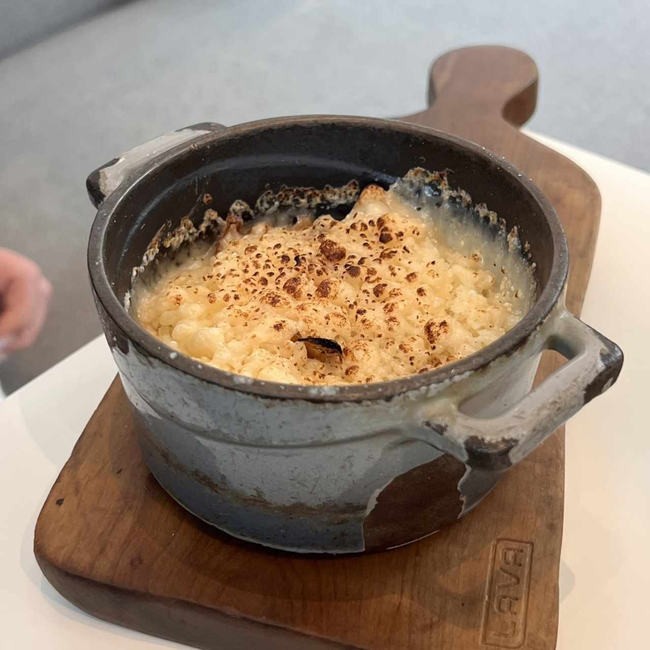 Puré de papas con chips Crocantes