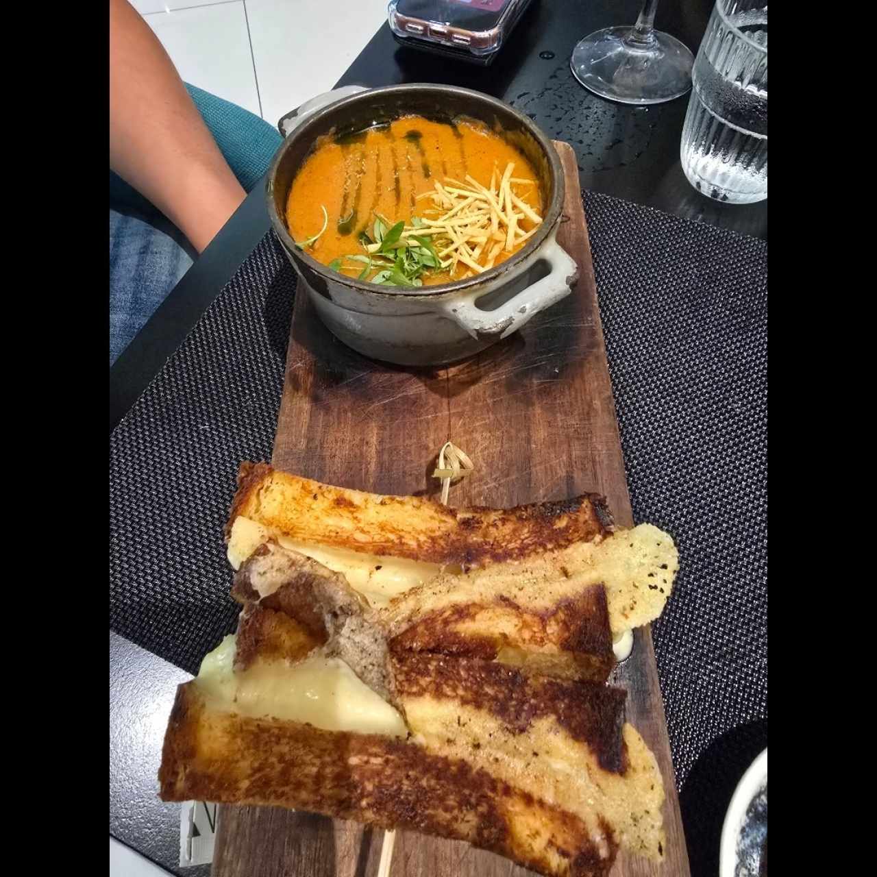 CHEESE SANDWICH + TOMATO SOUP