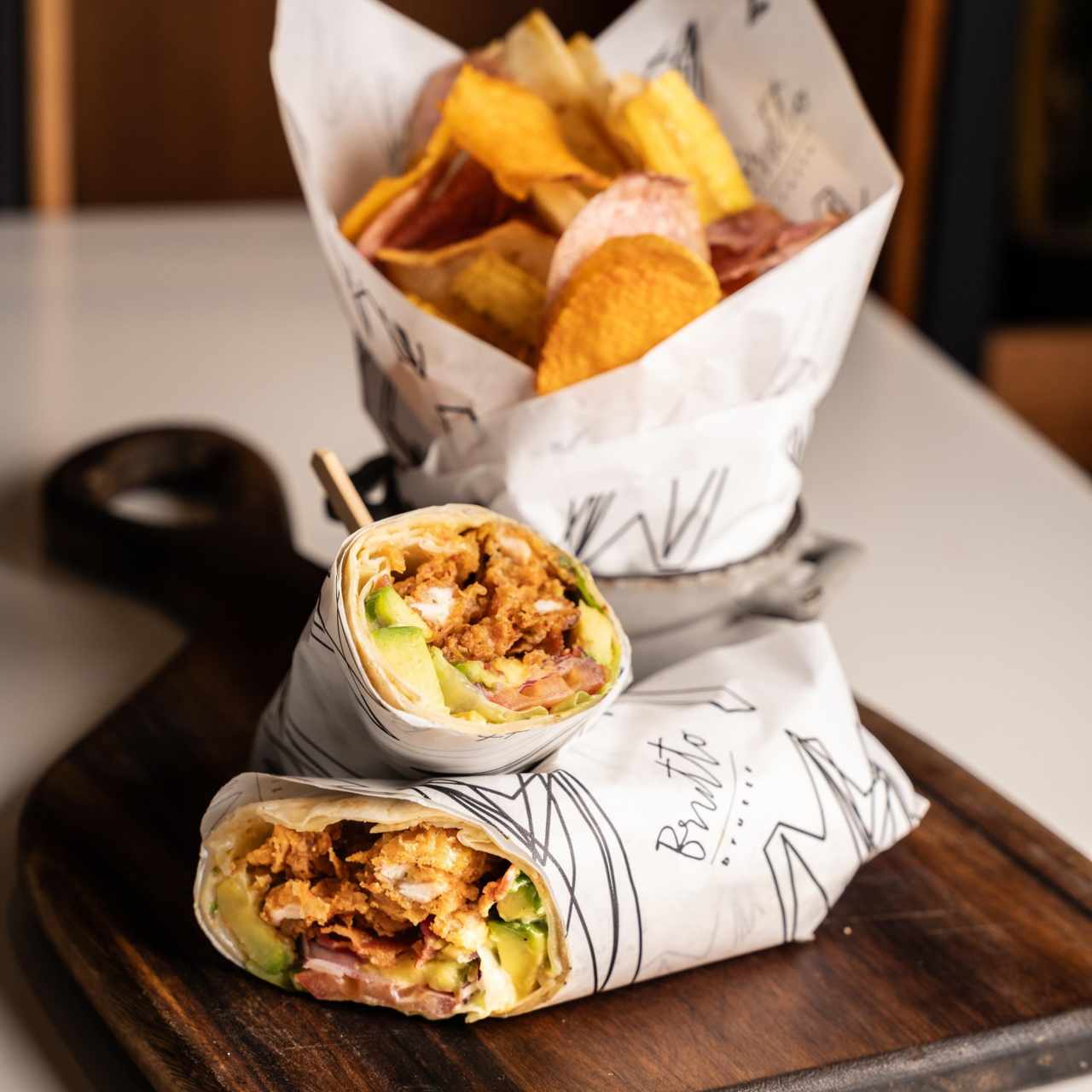 CHICKEN BLT WRAP