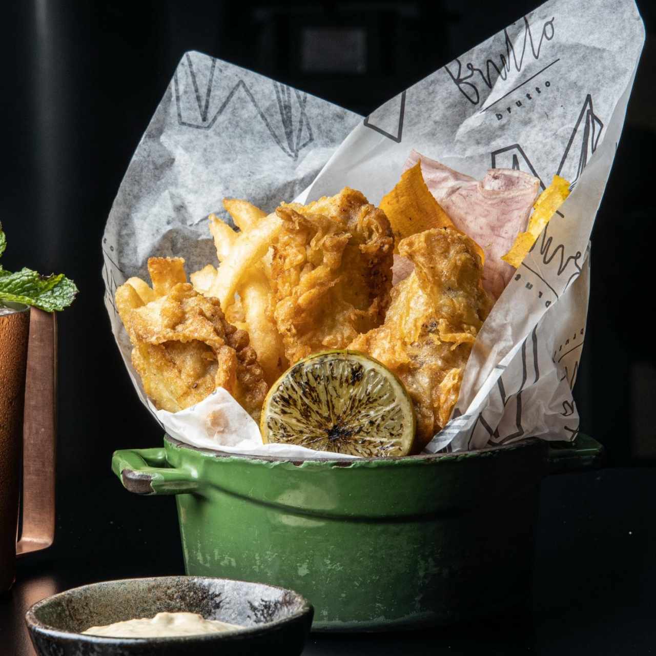 FISH, CHIPS AND MORE CHIPS