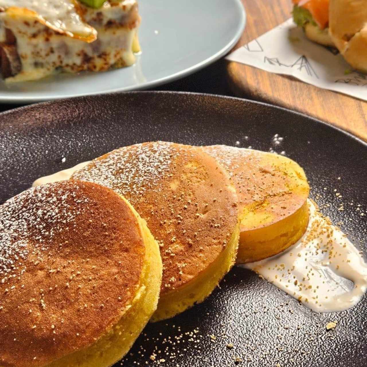 PANCAKES DE CARROT CAKE