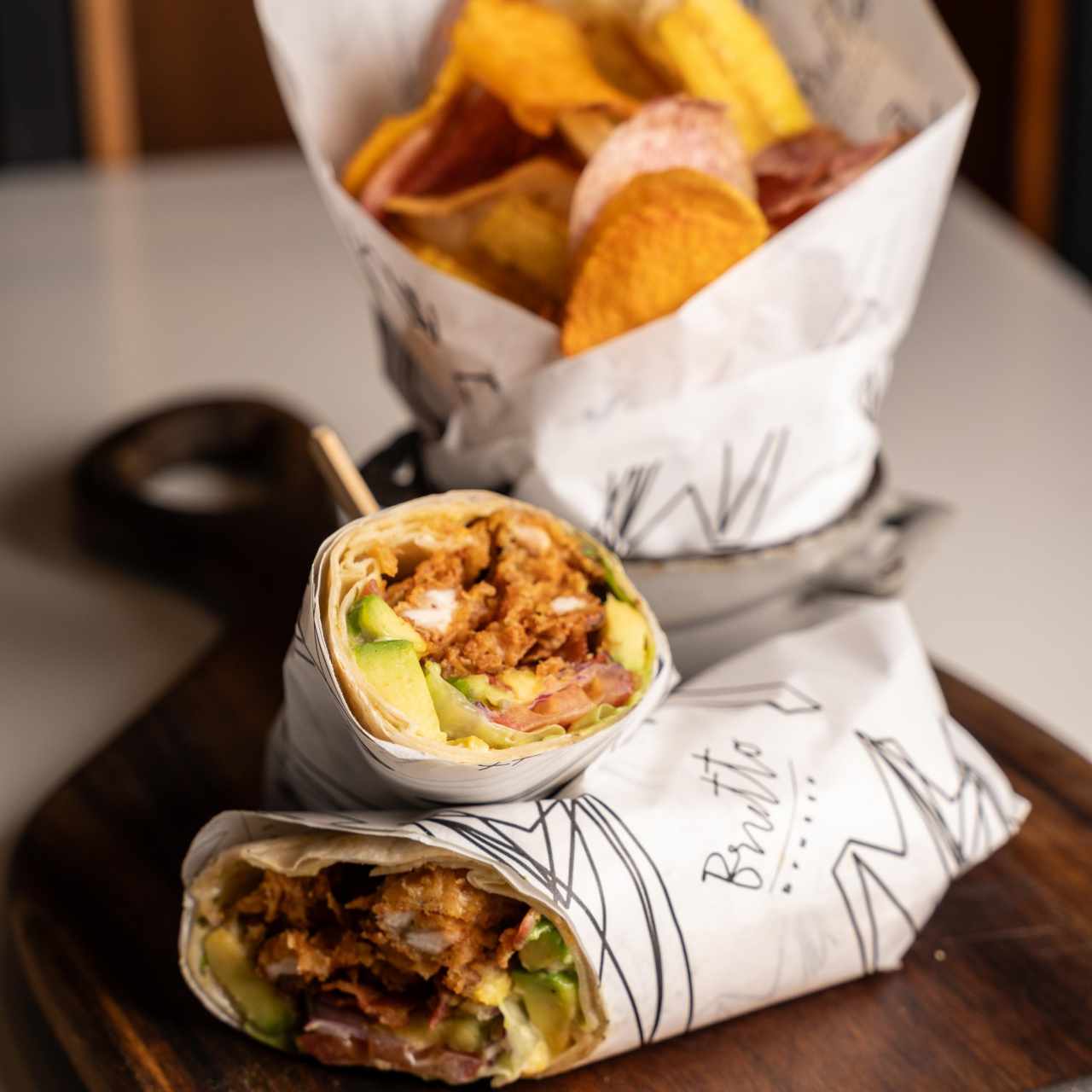 CHICKEN BLT WRAP