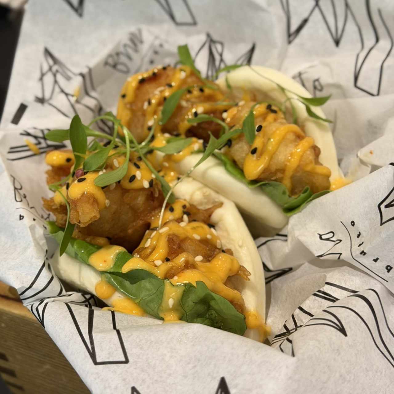 DON CRISPY SHRIMP BUNS