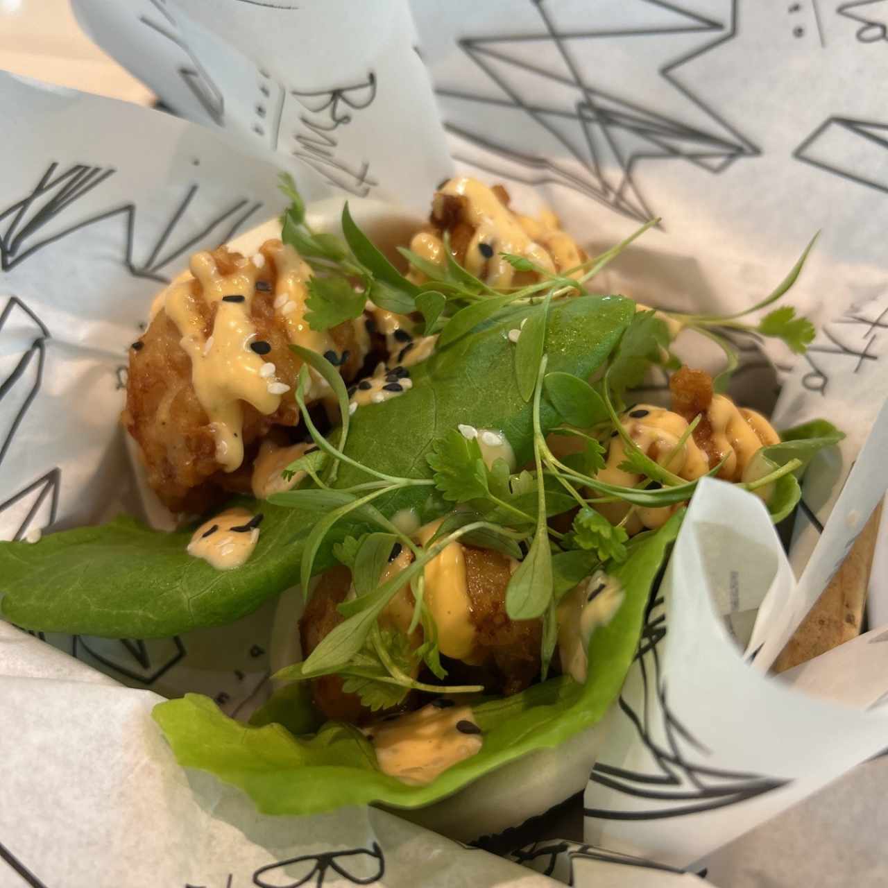 DON CRISPY SHRIMP BUNS