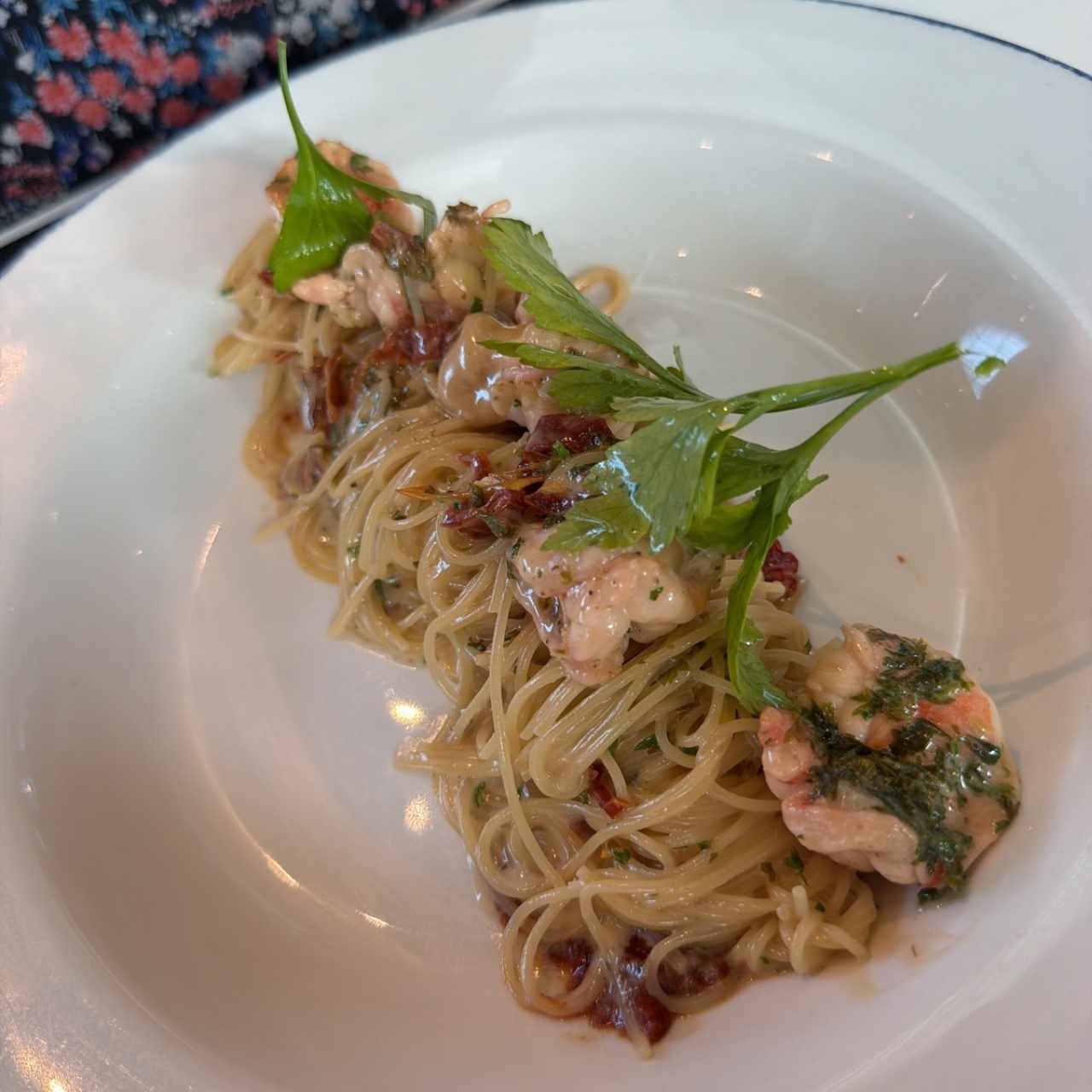VERMICELLI AGLIO, OLIO E GAMBERI