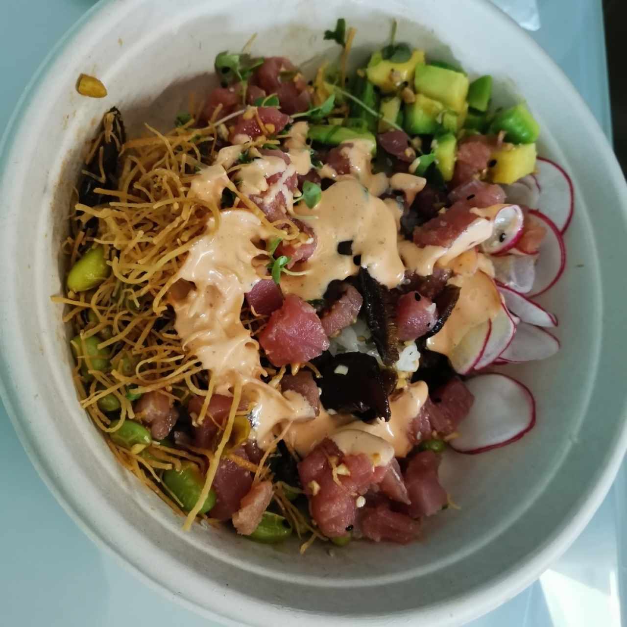 poke de atún 