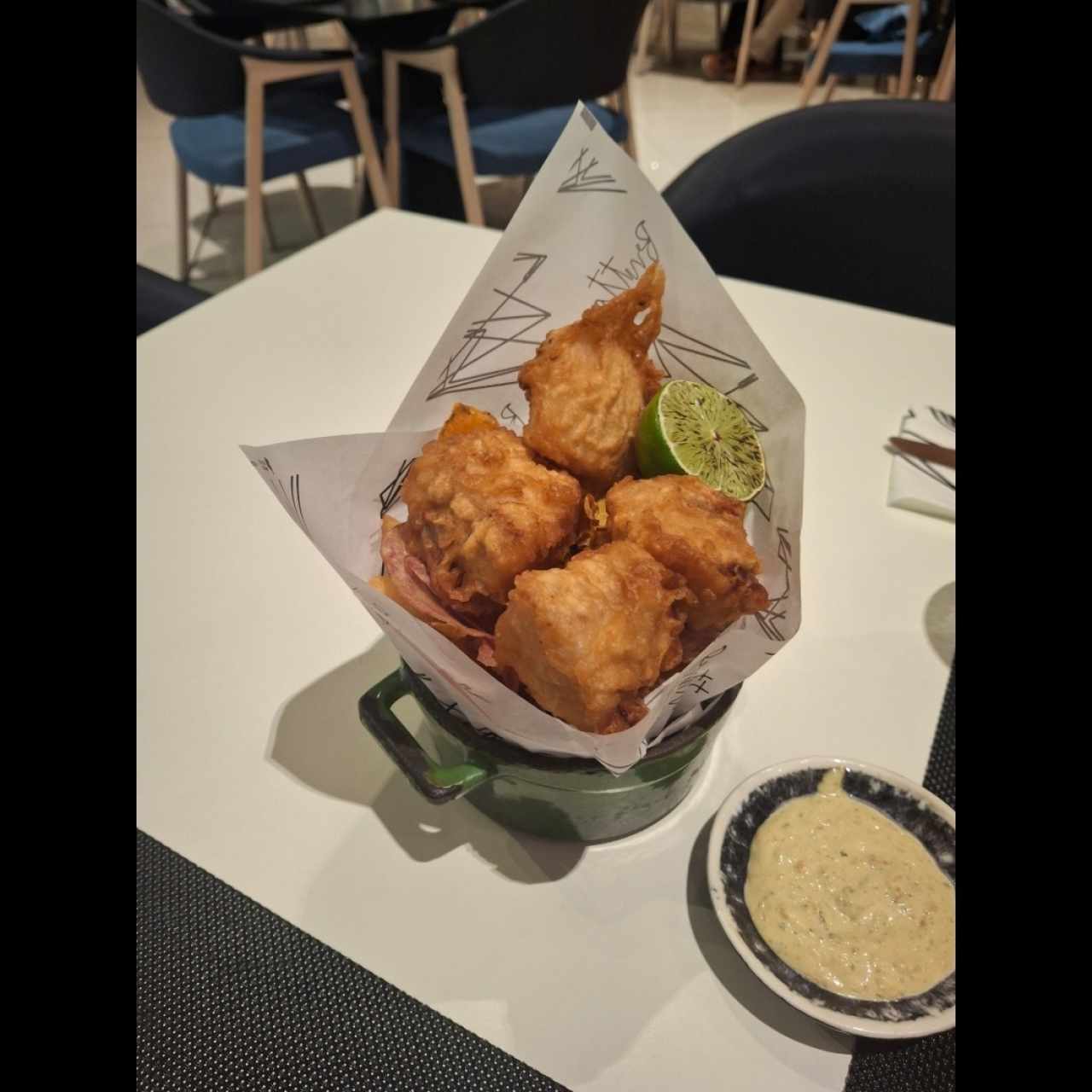 FISH, CHIPS AND MORE CHIPS
