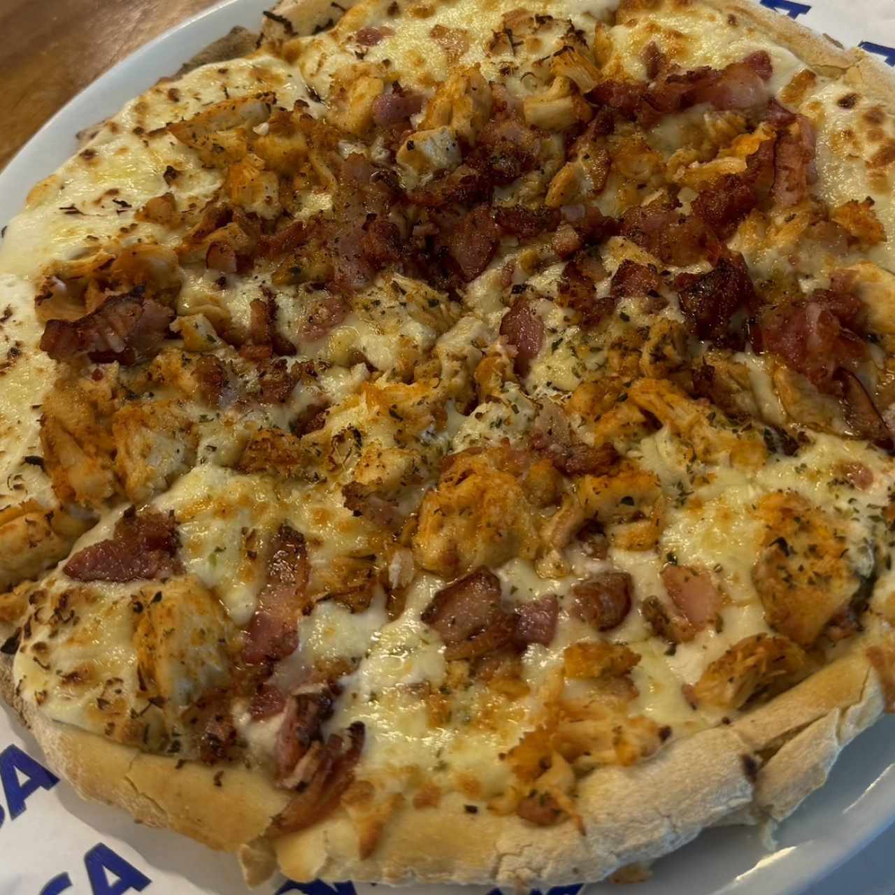 Pizza pollo bacon