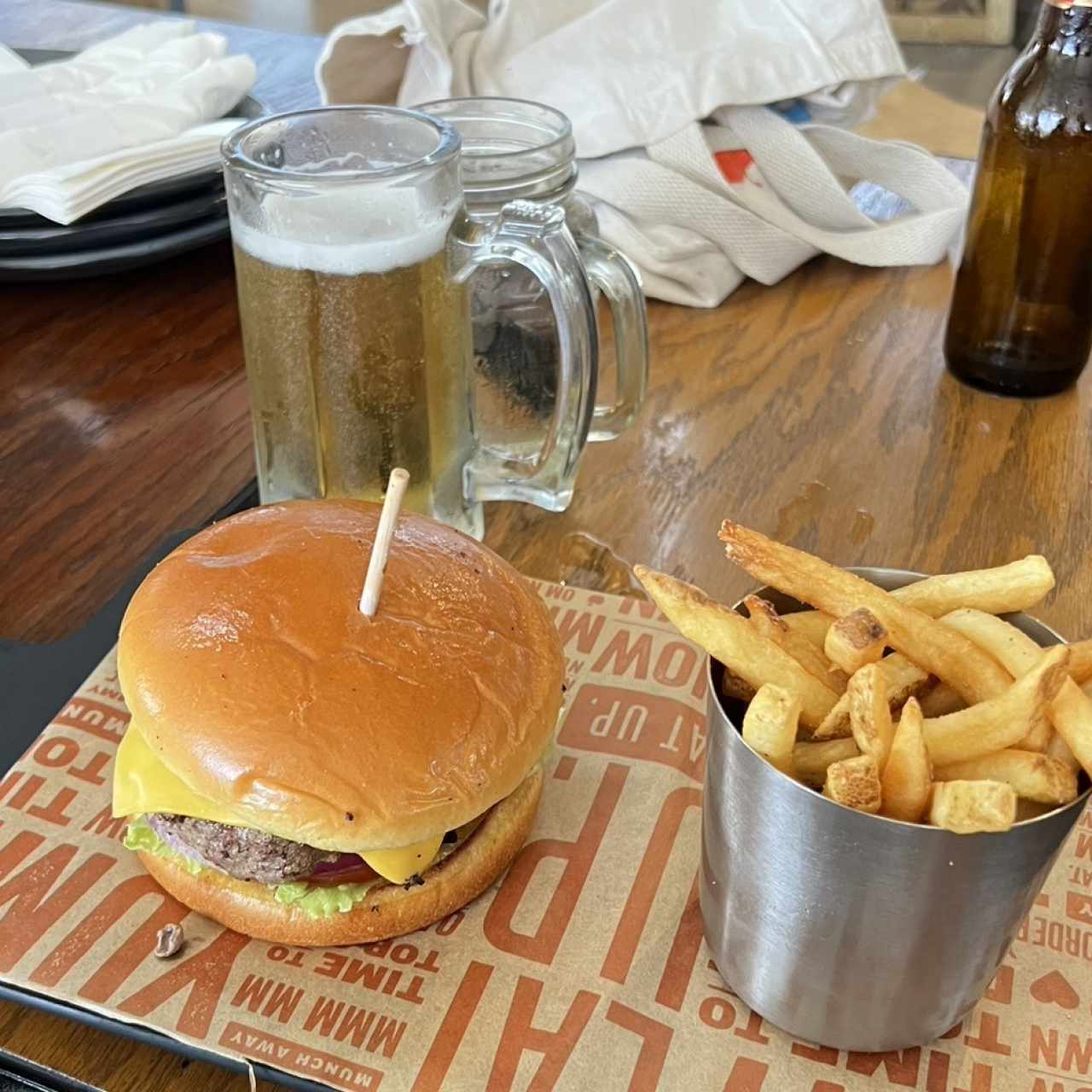 Handcrafted Burgers - Cheese Burger