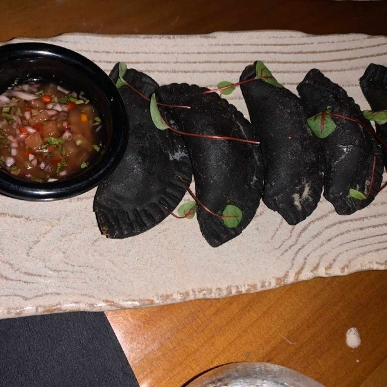 SMALL PLATES - Black Empanadas