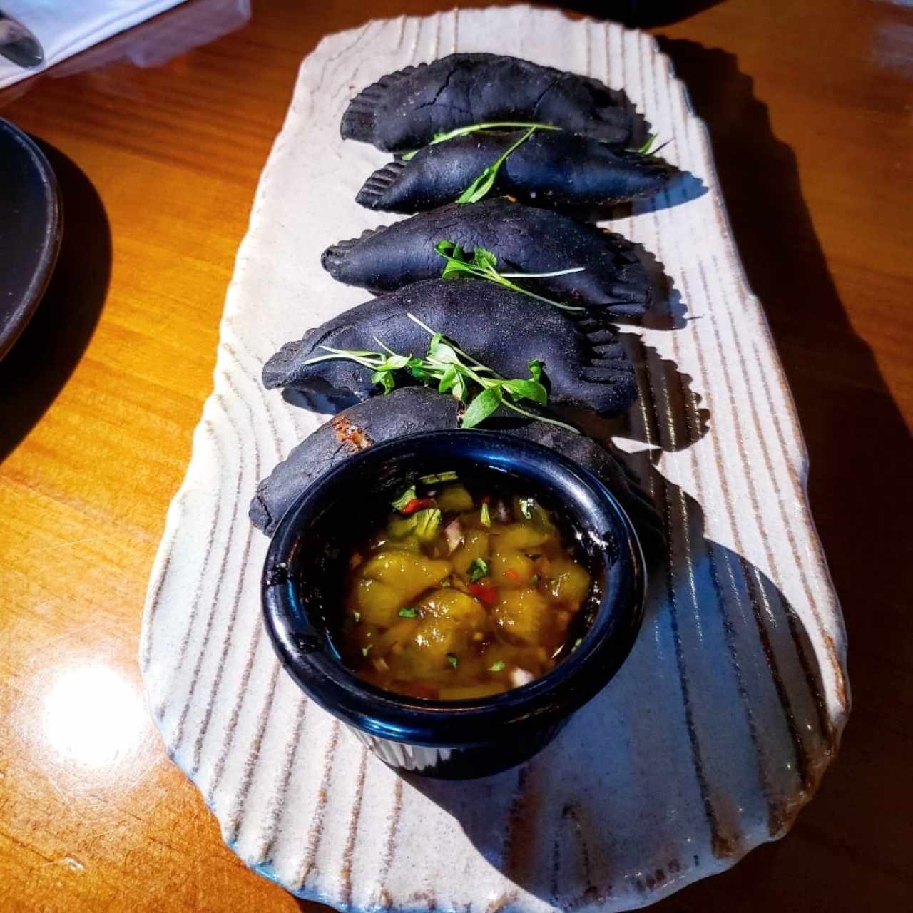 SMALL PLATES - Black Empanadas