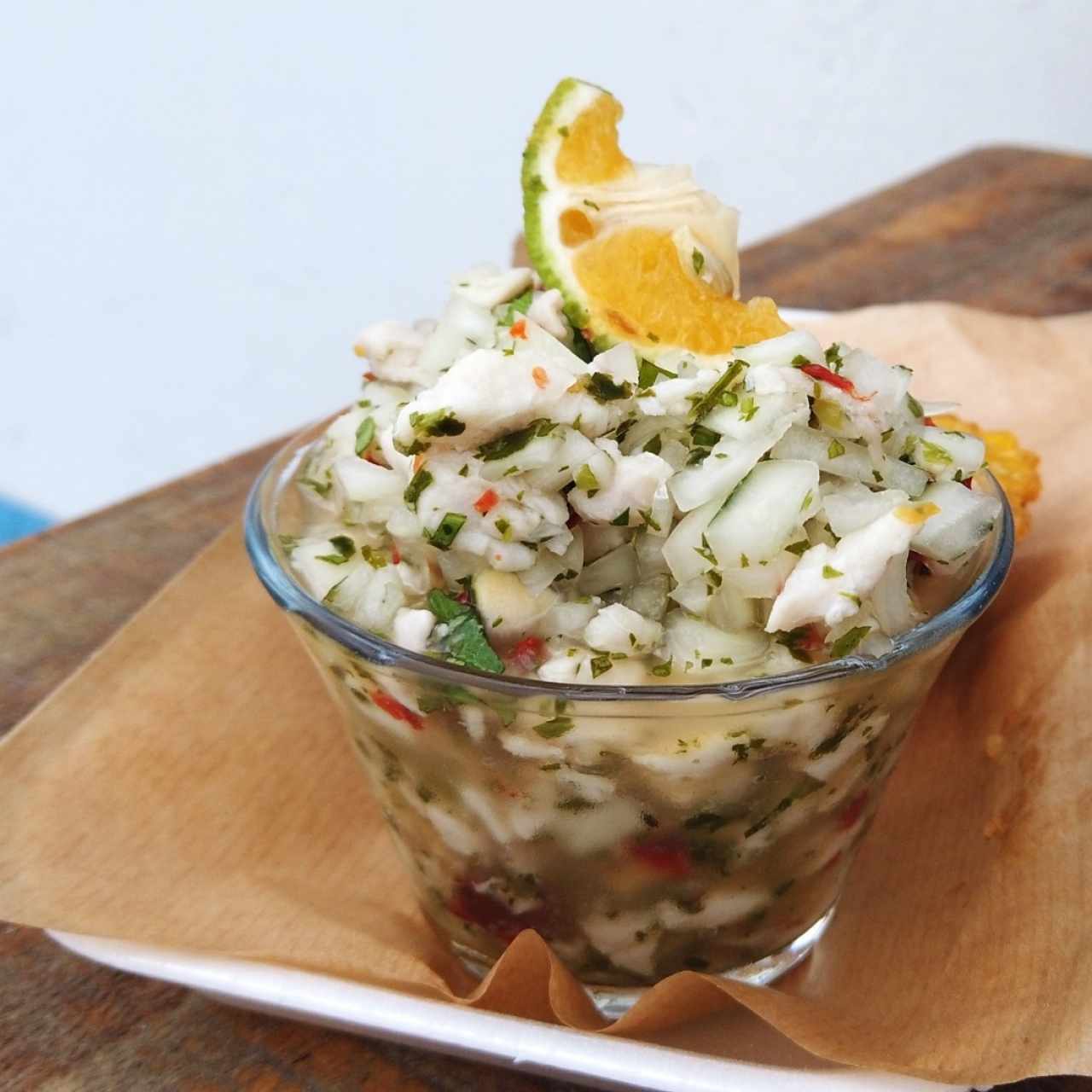 ENTRADAS - CEVICHE DE CORVINA