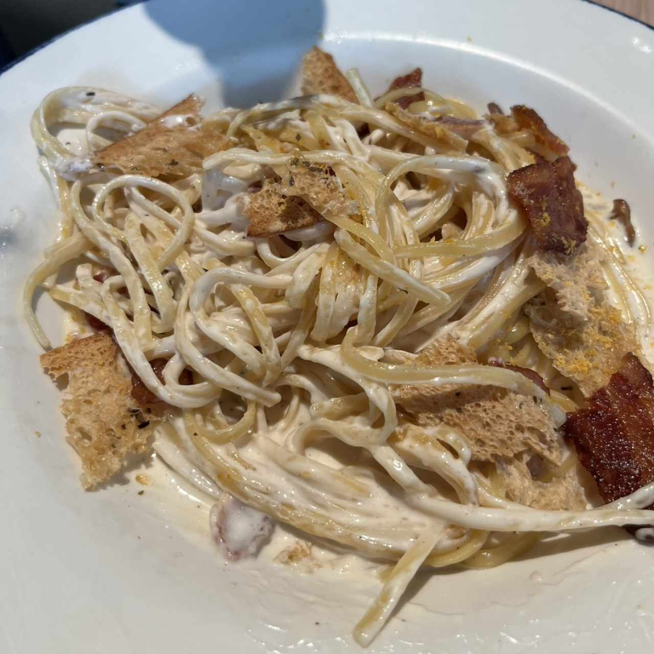 Rigatoni Ni Carbonara Ni Alfredo