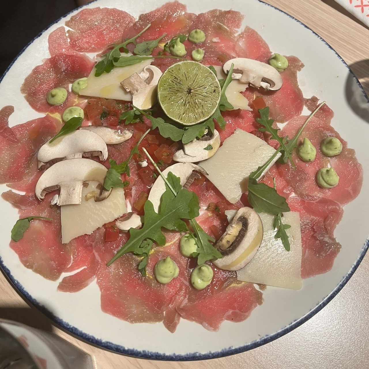 Carpaccio Di Manzo