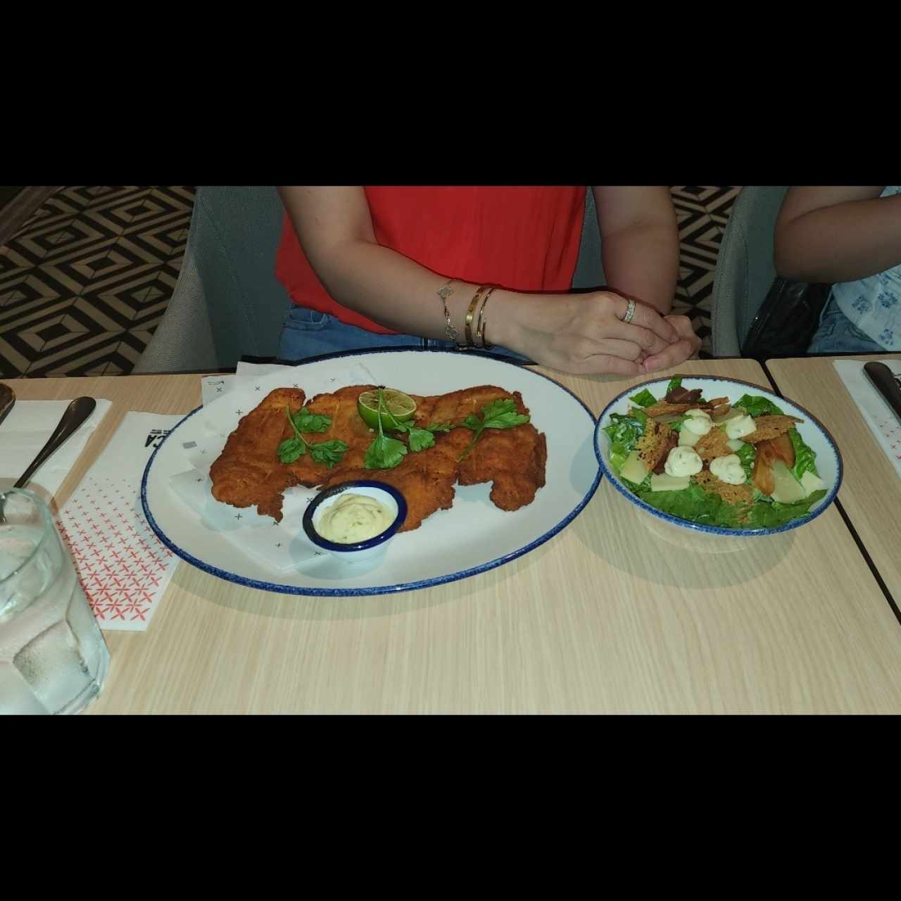 Secondi Piatti - Milanesa de pollo