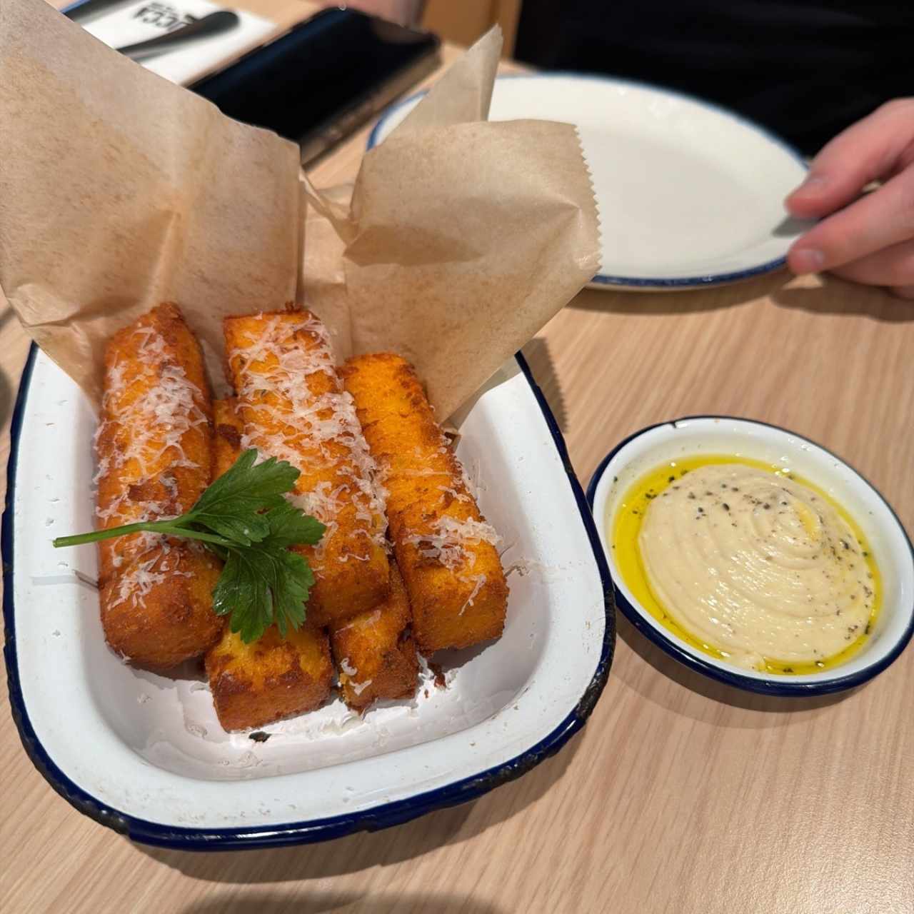 Polenta Fritta con Aioli